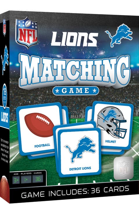 Detroit Lions Matching Game