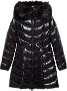 Moncler Fulmarus Hooded Down Puffer Jacket with Removable Faux Fur Trim