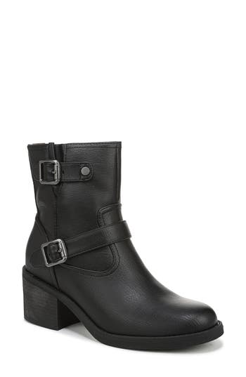 Blowfish Malibu Maeve Moto Block Heel Boot In Black