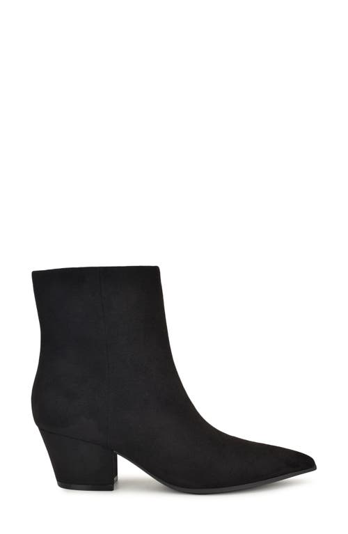 Nine West Serri Block Heel Bootie In Black