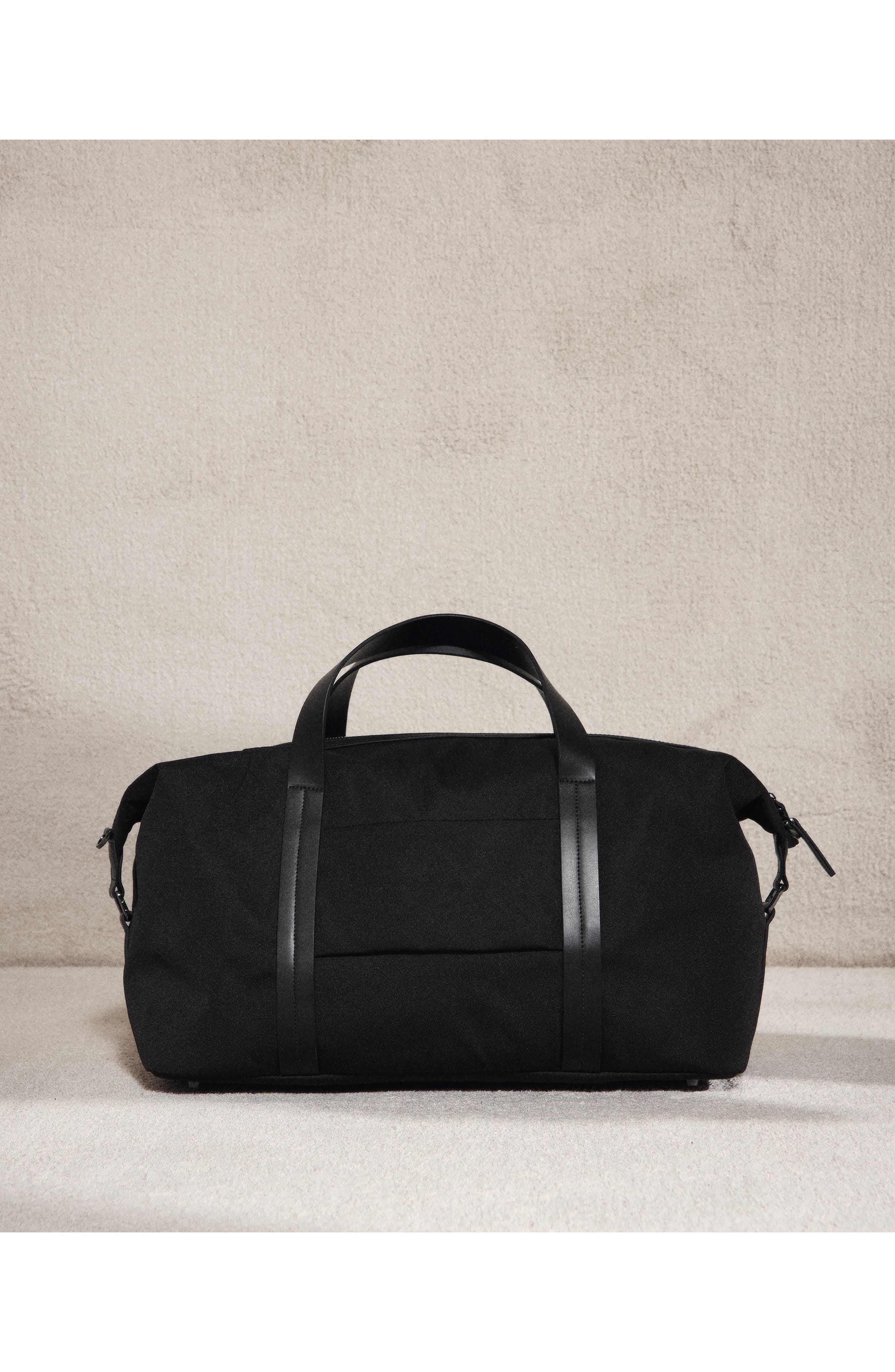 MANGO Bowling Handbag, Alternate, color, Black