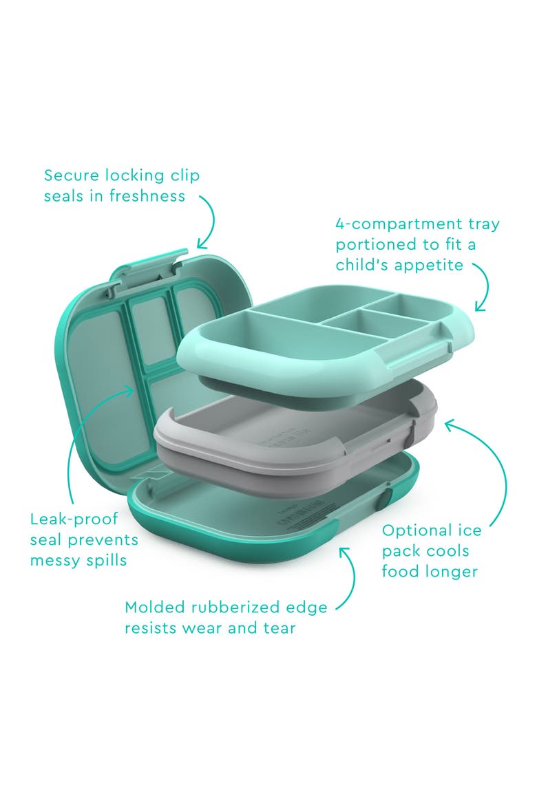Kids' Chill Leak Proof Lunch Box, Alternate, color, AQUA