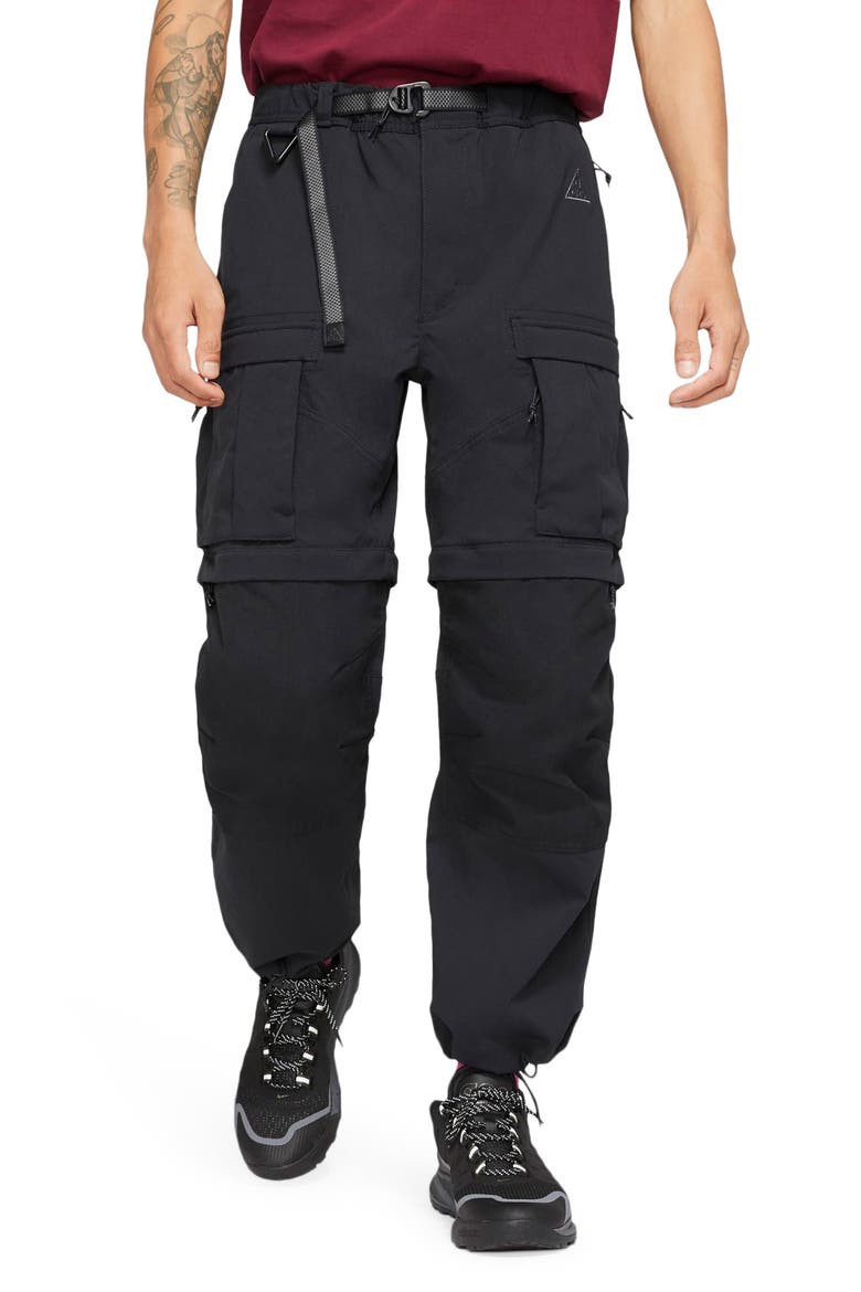 ACG Smith Summit Convertible Cargo Pants, Main, color, BLACK/ BLACK