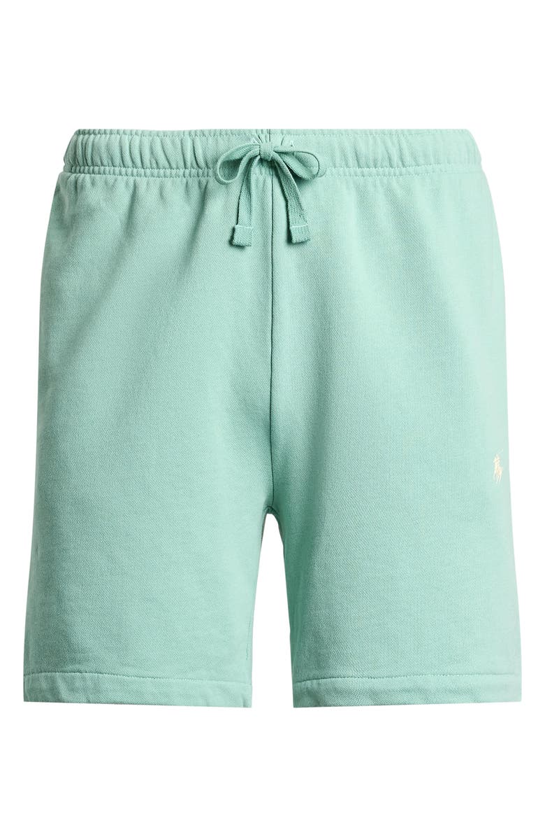 Polo Ralph Lauren 6.5-Inch Cotton Fleece Sweat Shorts, Alternate, color, Celadon