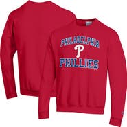 Champion Men's Champion Red Philadelphia Phillies Heart & Soul Powerblend Sweatshirt