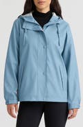 Hunter Dina Cropped Rubberized Rain Jacket