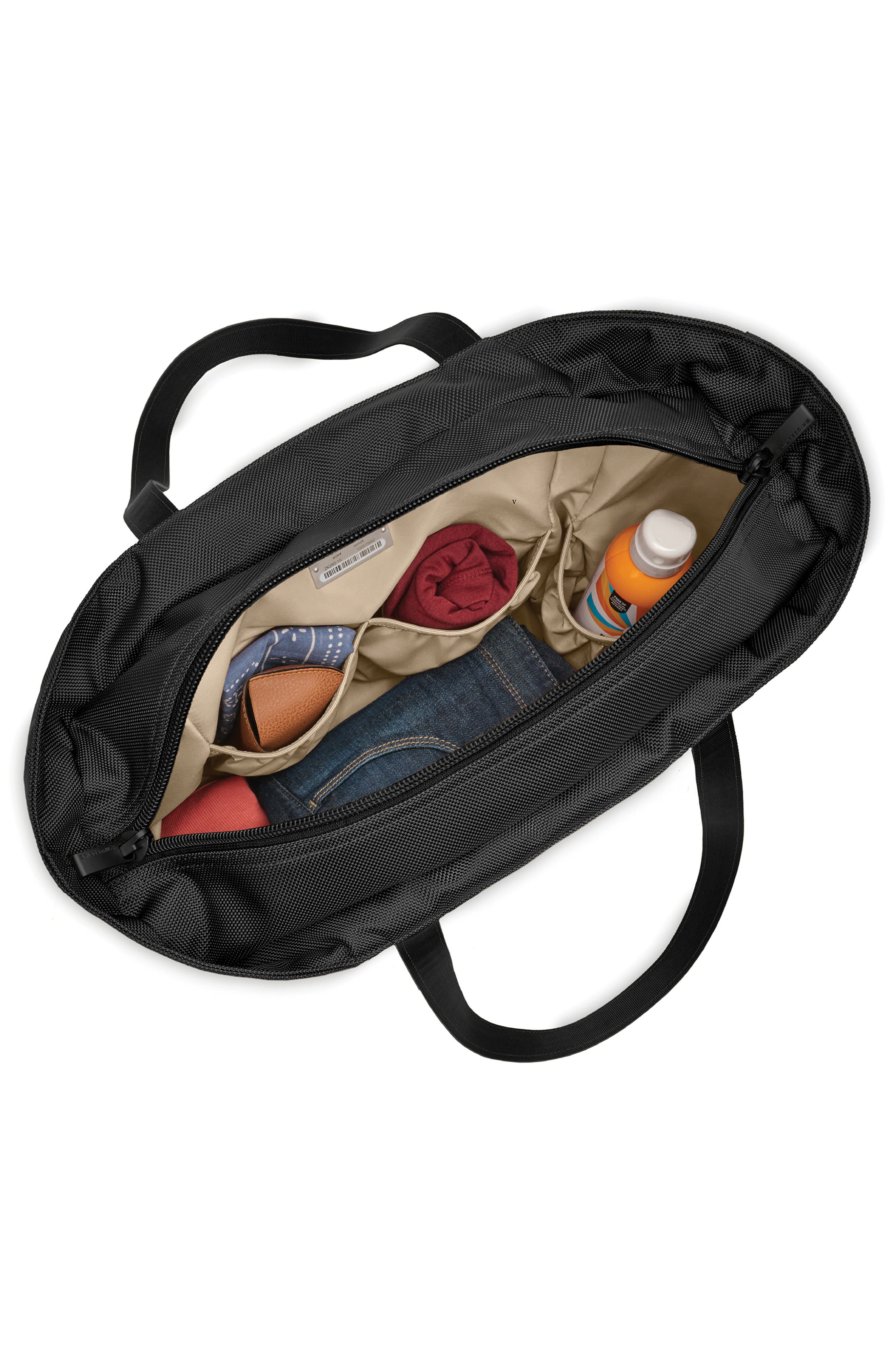 Briggs & Riley Baseline Traveler Tote Bag, Alternate, color, Black