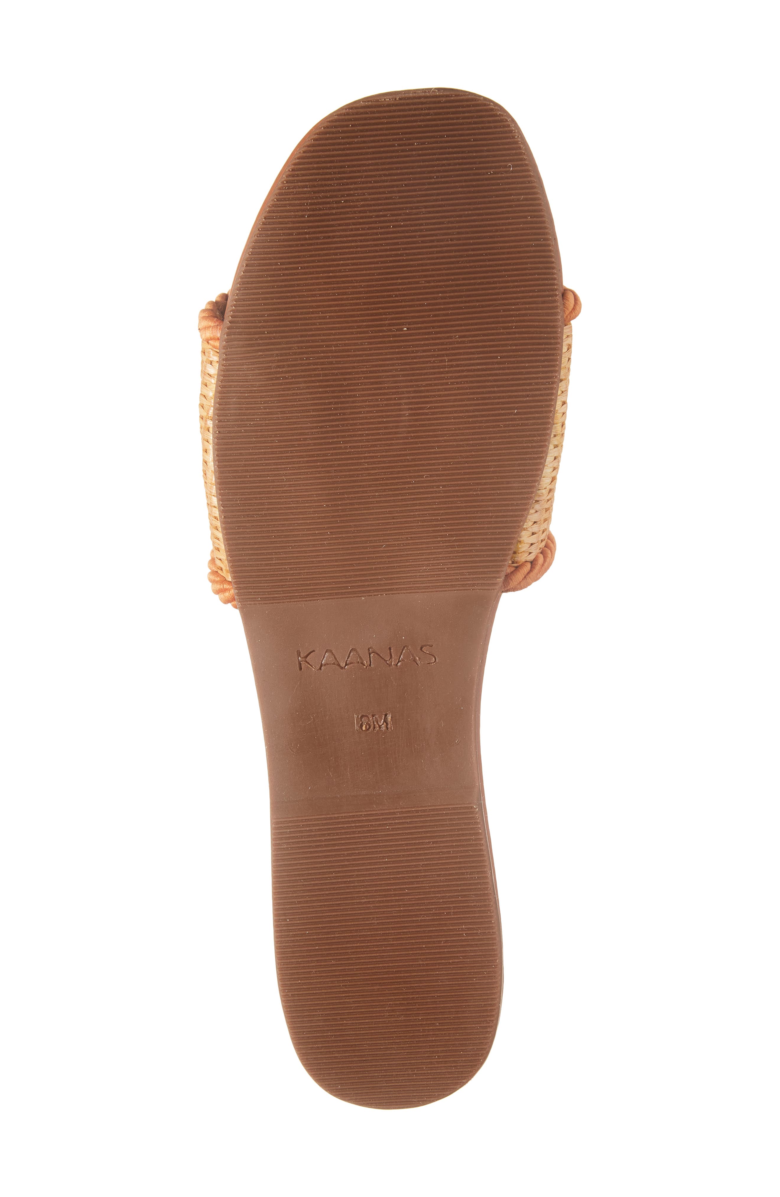 Kaanas Azurita Basketweave Slide Sandal, Alternate, color, 