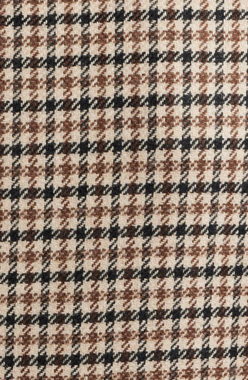 Rag & Bone Drew Houndstooth Blazer In Tan Multi