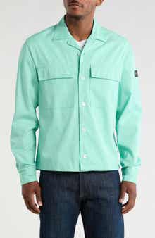 BOSS Naldo Relaxed Fit Button-Up Camp Shirt