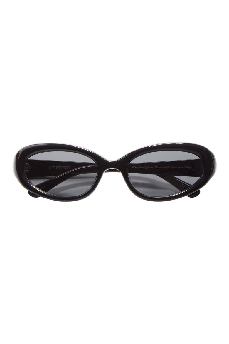 51mm Robyn Cat Eye Sunglasses, Main, color, BLACK