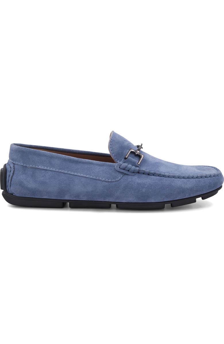 Bruno Magli Teramo Bit Driving Loafer, Alternate, color, Light Blue Suede