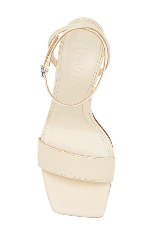 Aeyde Woman Sandals Cream Size 6 Leather In Multi