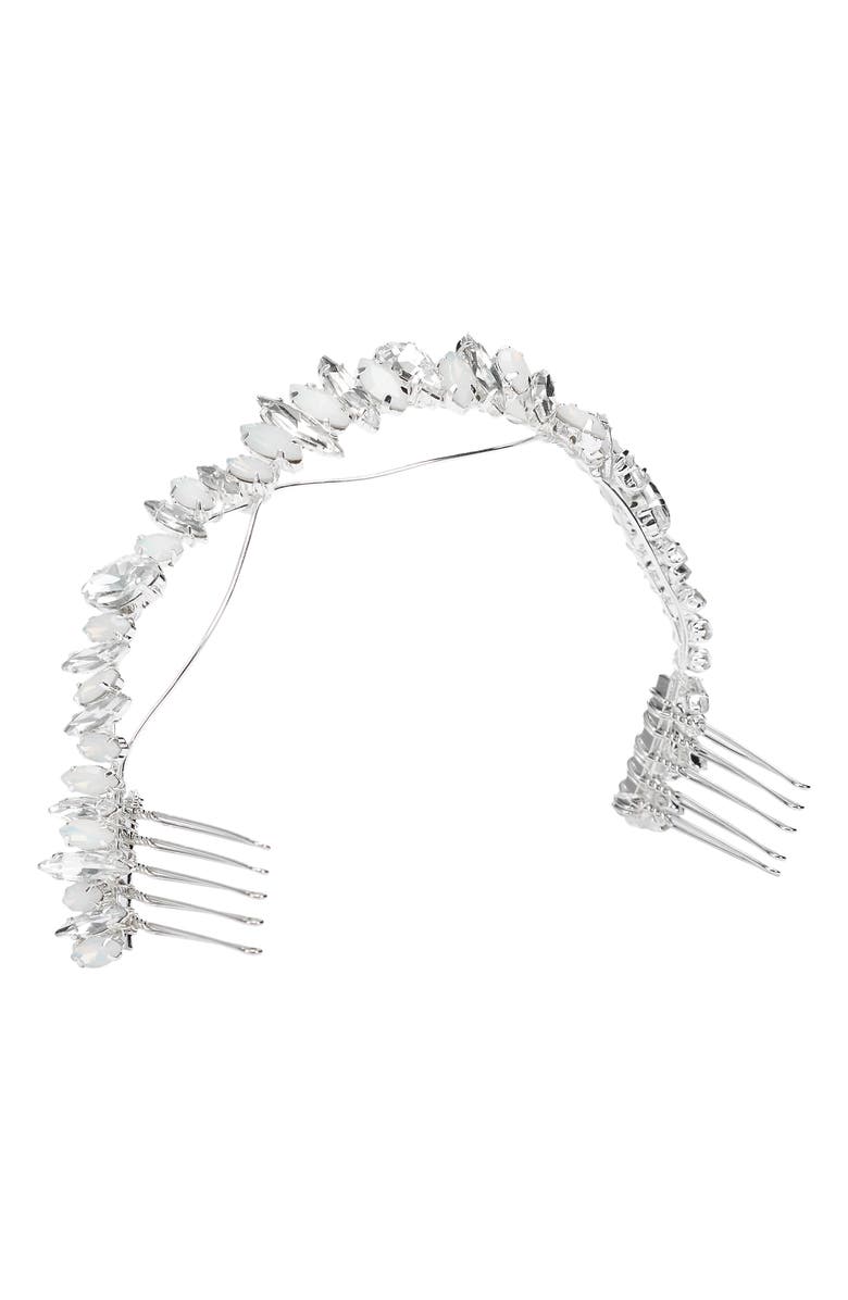 Brides & Hairpins Delphina Crown, Main, color, 
