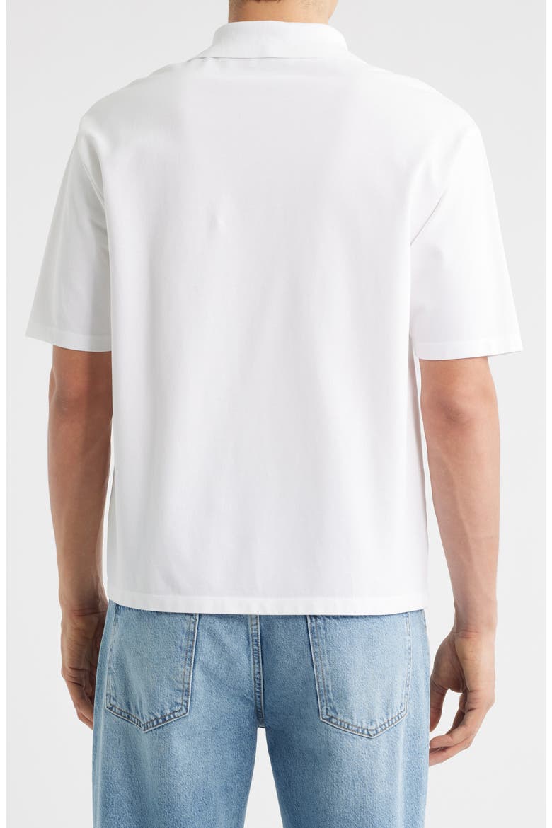 Cotton Pique Polo, Alternate, color, WHITE