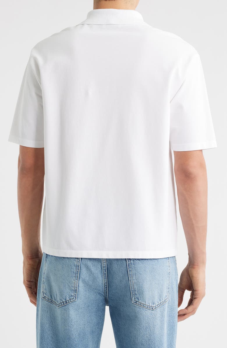 FRAME Cotton Pique Polo, Alternate, color, White