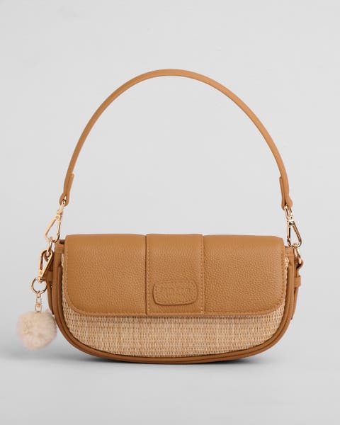 Wilmington Mini Raffia Crossbody Bag