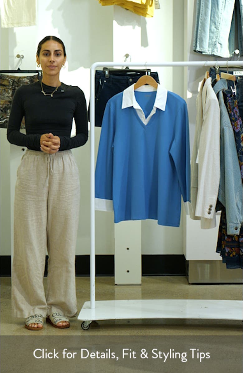 Layered Look Long Sleeve Top, sales video thumbnail