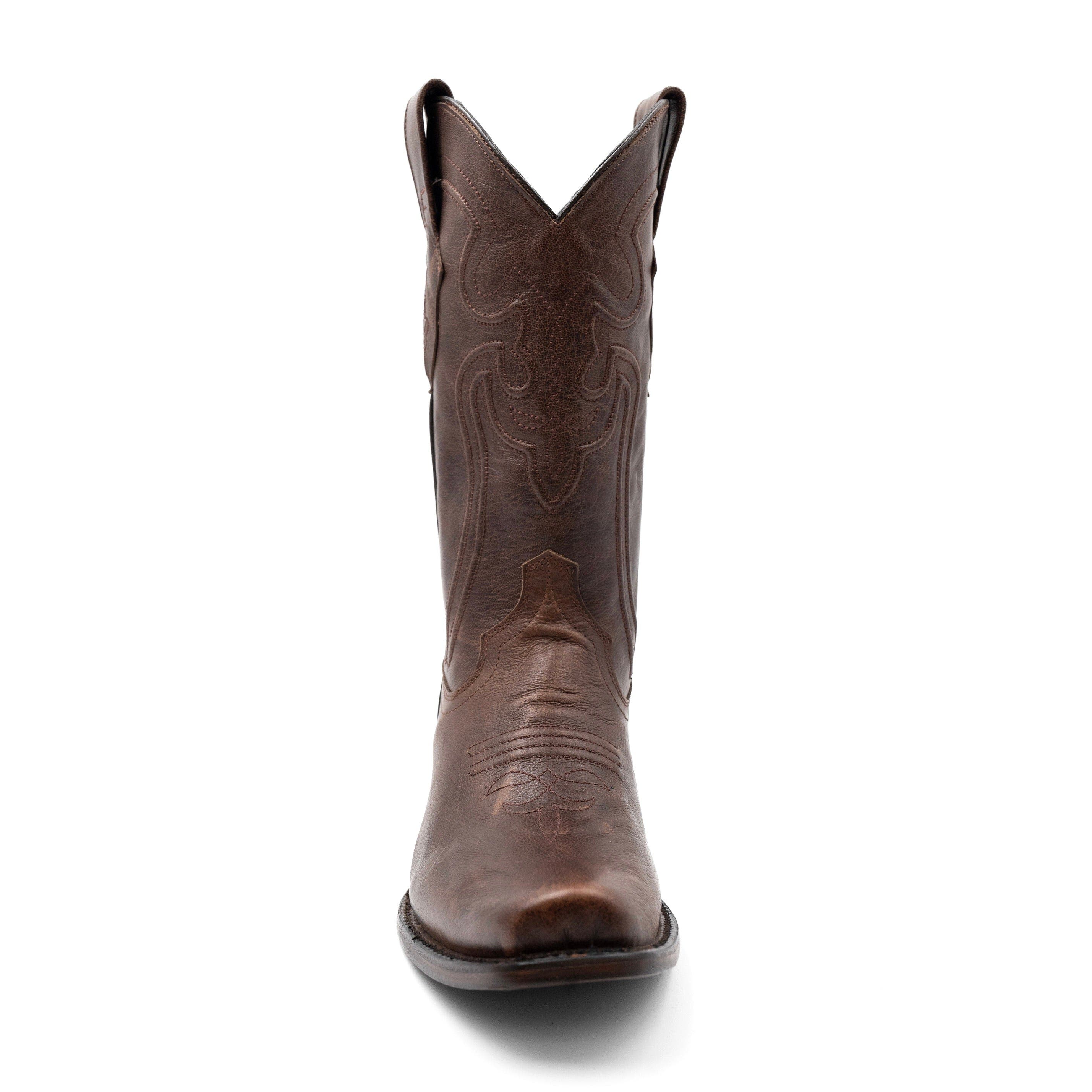 Men's Wyatt Western Boot, Alternate, color, Chocolate