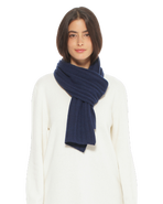 Monticelli Cashmere Pure Cashmere Plush-Ribbed Scarf