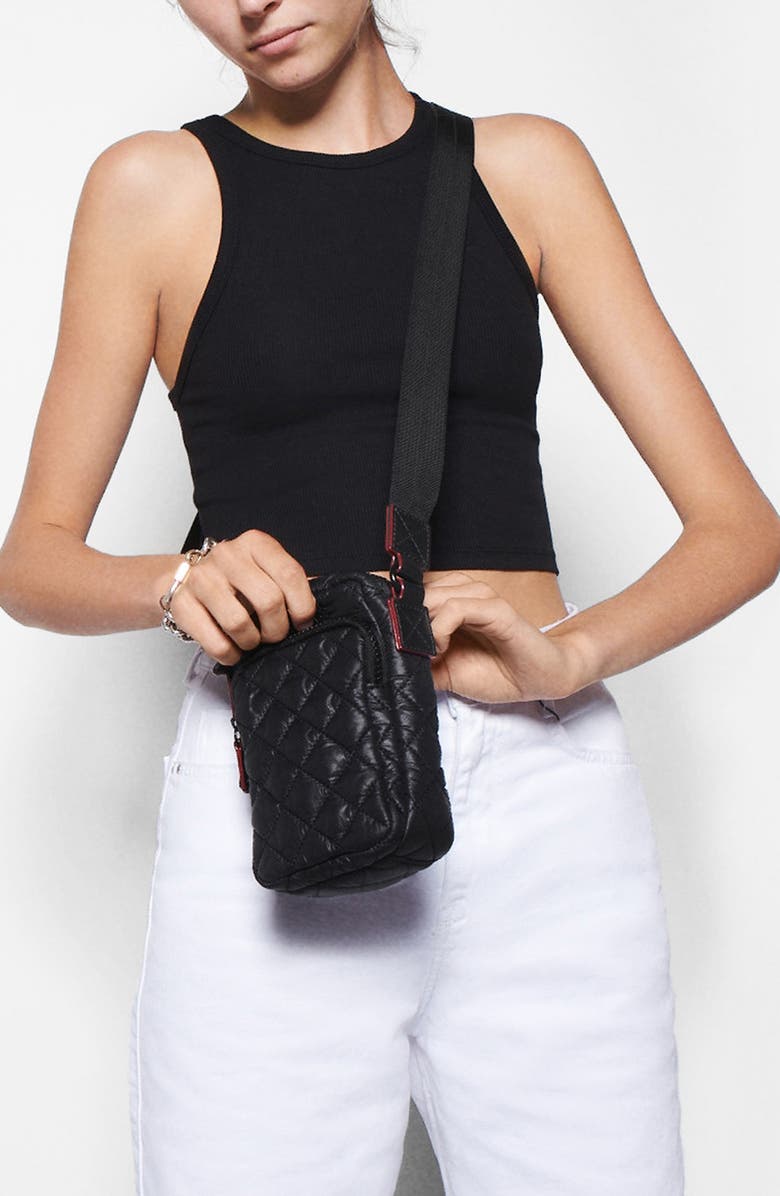 MZ Wallace Small Metro Quilted Crossbody Bag, Alternate, color,