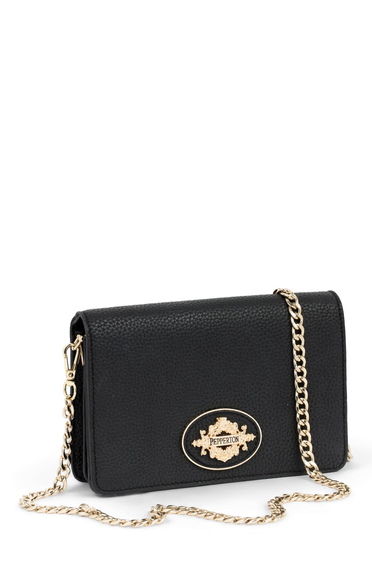 Pepperton Collection St. Laurence Small Crossbody, Alternate, color, Onyx