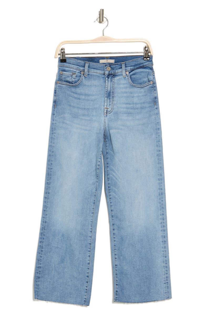 7 For All Mankind Alexa Wide Leg Crop Jeans, Alternate, color,