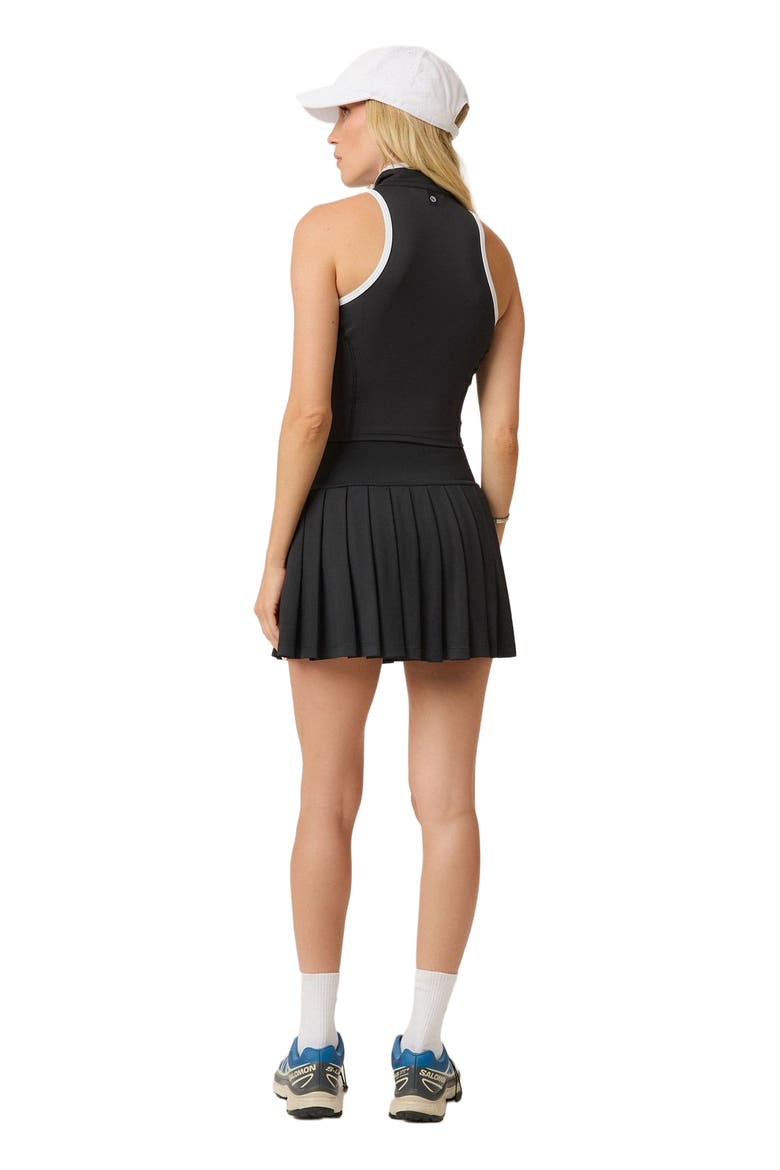 Zip Front Sport Vest, Alternate, color, Black