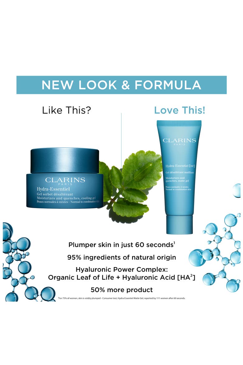 Hydra Essentiel Matte Gel Moisturizer with Double Hyaluronic Acid, Alternate, color, NO COLOR
