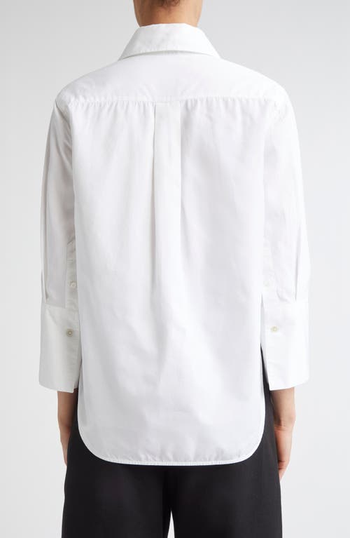 Fforme Nico Petite Button-up Shirt In White
