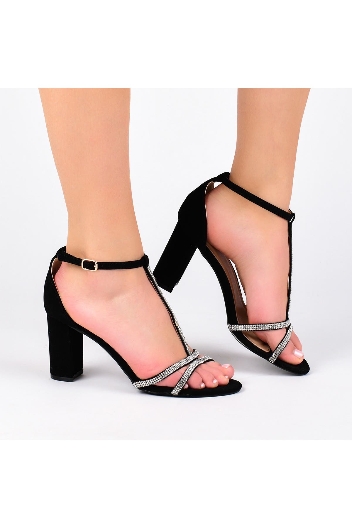 Journee Collection Denali Pump, Alternate, color, Black