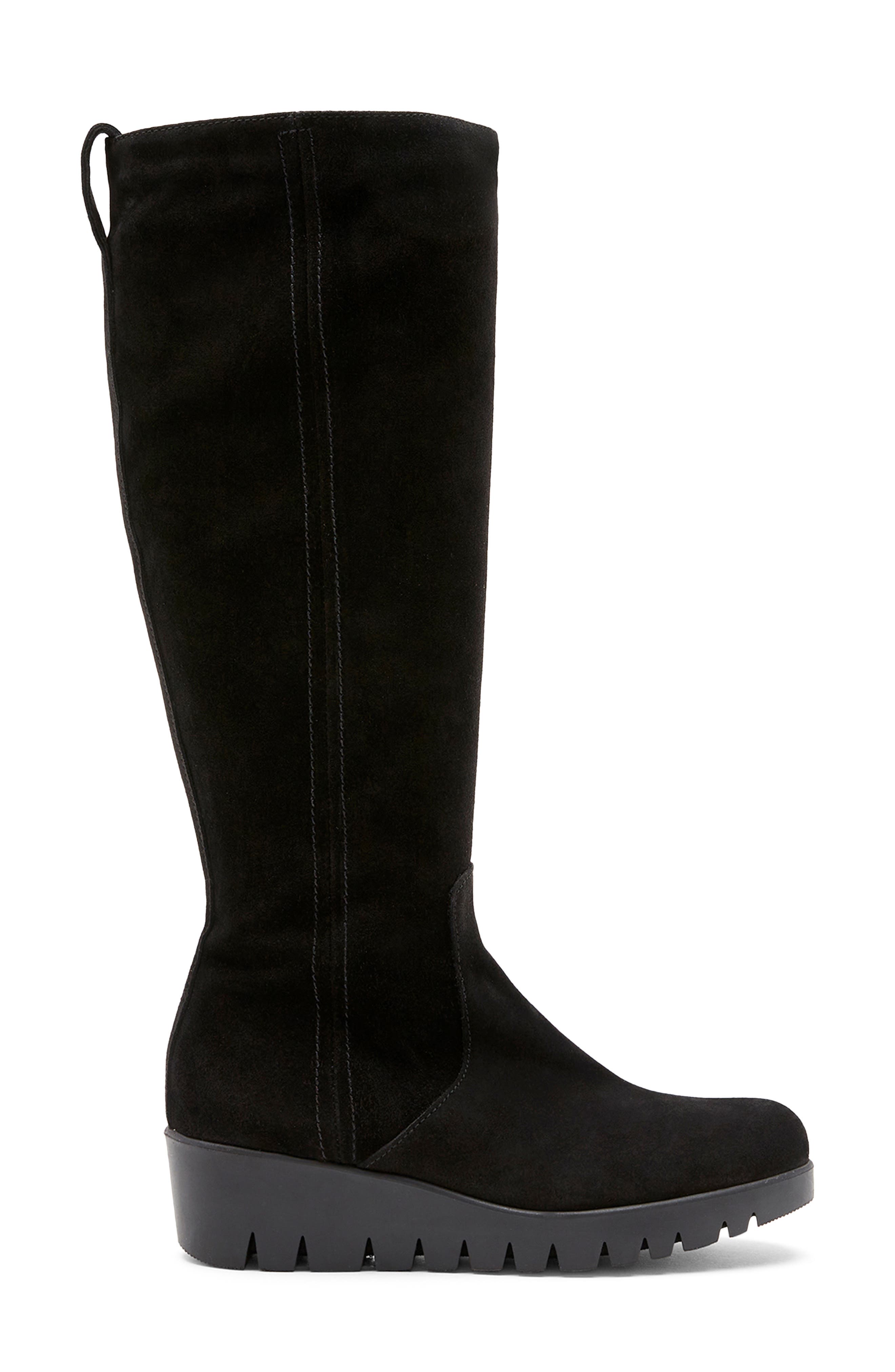 La Canadienne Ty City Dry<sup>™</sup> Waterproof Knee High Boot, Alternate, color, Black Suede