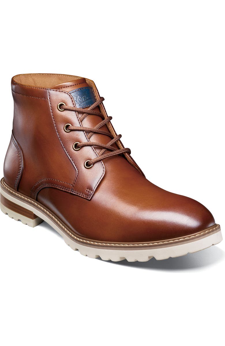 Florsheim Renegade Plain Toe Boot, Main, color, Cognac