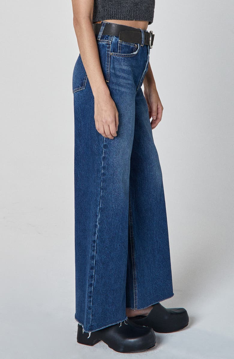 Unpublished Este Super High Waist Wide Leg Jeans, Alternate, color,