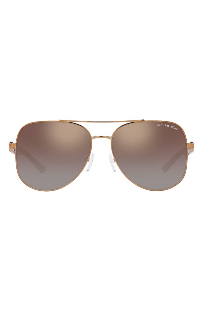Michael Kors Chianti 58mm Aviator Sunglasses, Main, color, 