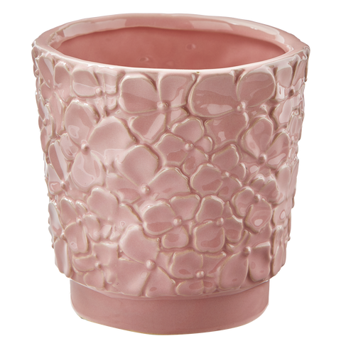 Blossom Planter Medium Pink Pink Stoneware Spring