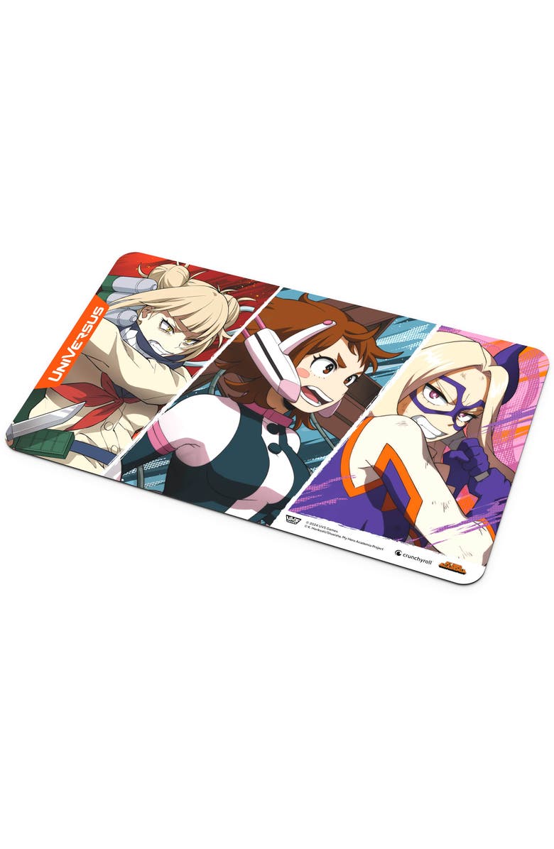 UniVersus My Hero Academia Girl Power Ochaco, Mt. Lady, Toga Playmat 24 X 14", Alternate, color, Multicolored