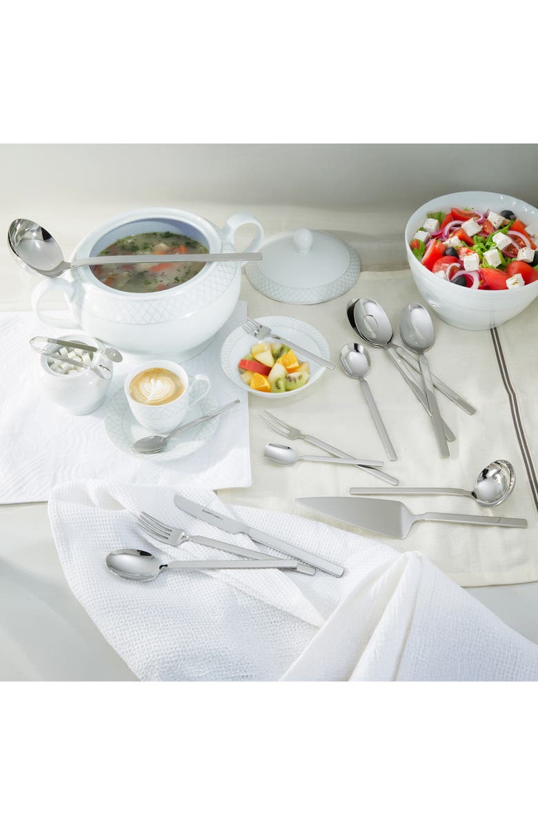 BergHOFF Elegant Stainless Steel 75-Piece Flatware Set, Alternate, color, Silver