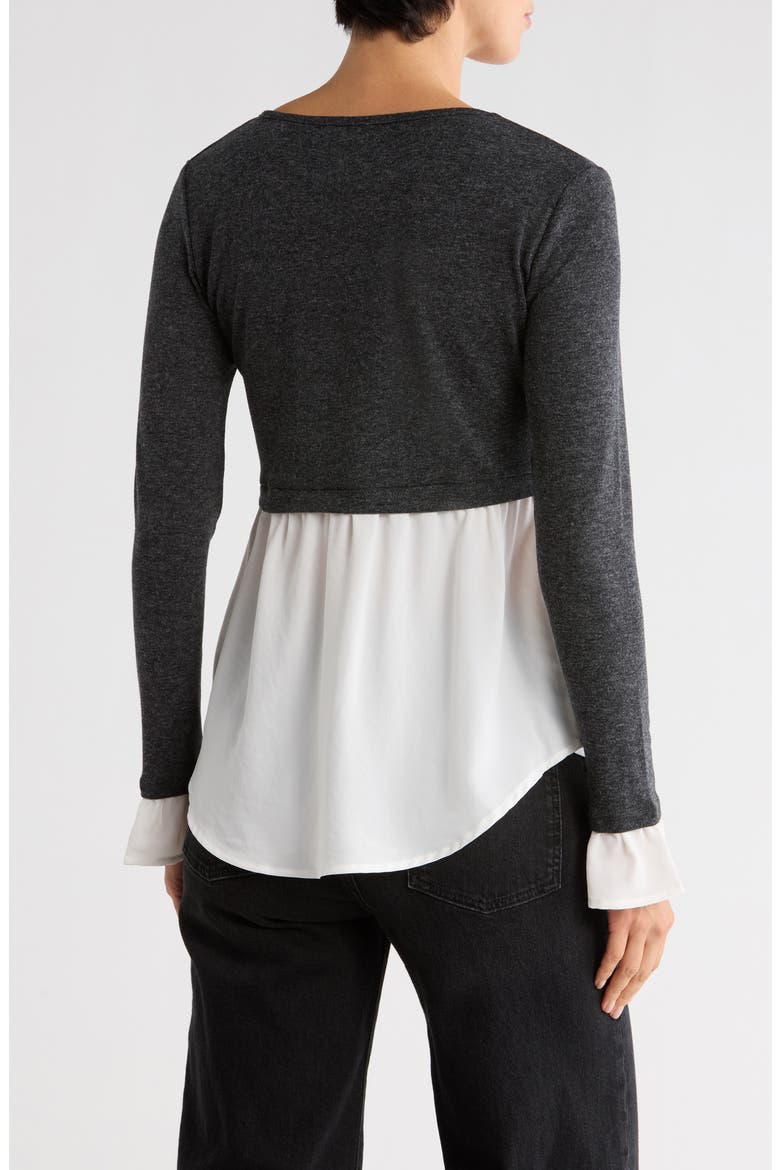 Twofer Top, Alternate, color, CHARCOAL