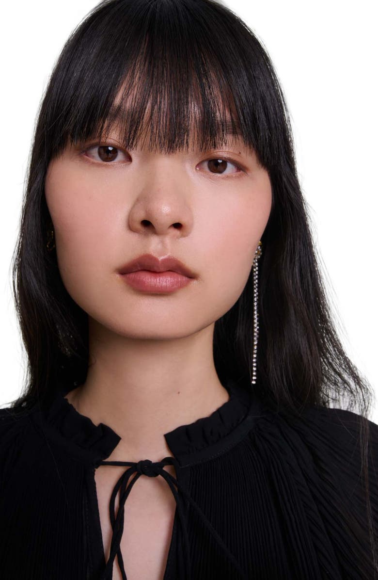 maje Pleated shirt, Alternate, color, 