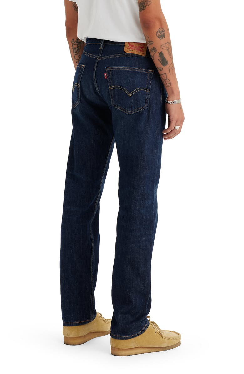 Levi's<sup>®</sup> 505<sup>™</sup> Relaxed Straight Leg Jeans, Alternate, color, Nail Loop Knot