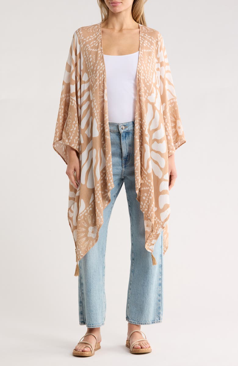 Vince Camuto Shell Swirl Crinkle Topper, Main, color, Neutral