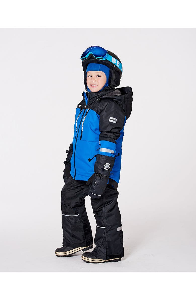 Deux par Deux Kids Gender Inclusive Winter Mittens Teknik, Alternate, color, Black
