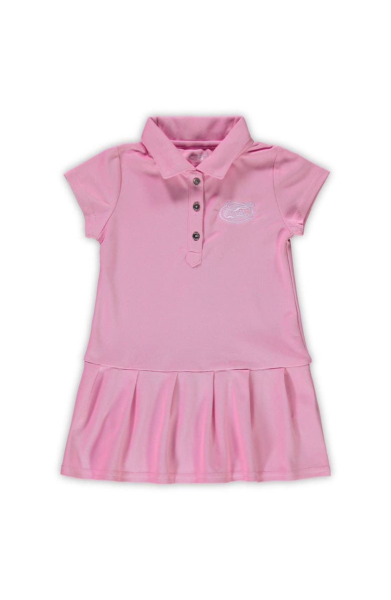 GARB Girls Toddler Garb Pink Florida Gators Caroline Cap Sleeve Polo Dress, Main, color, 
