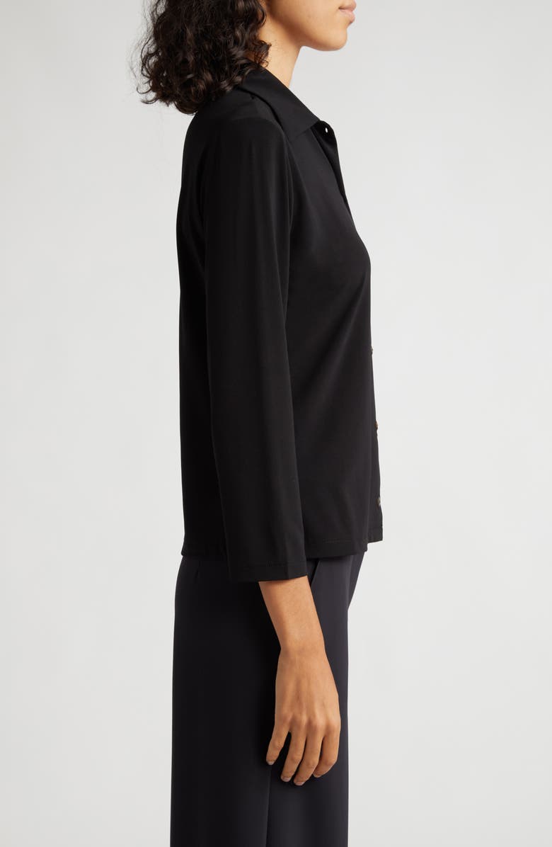 Vince Long Sleeve Button-Up Shirt, Alternate, color, Black