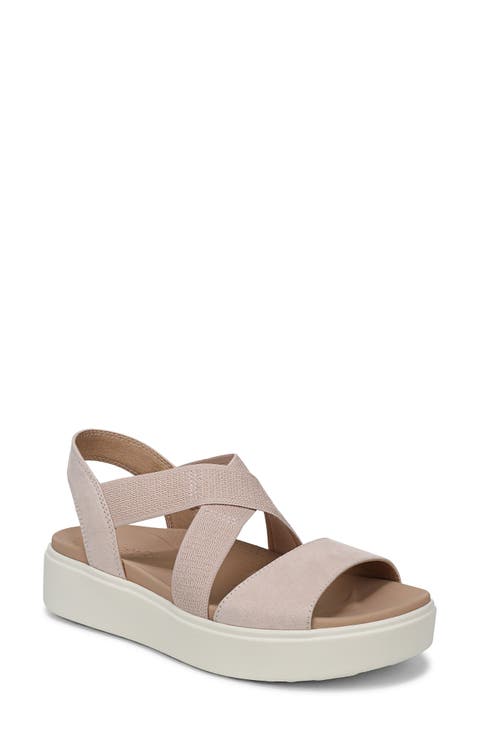 Madicldease Slingback Platform Wedge Sandal (Women)