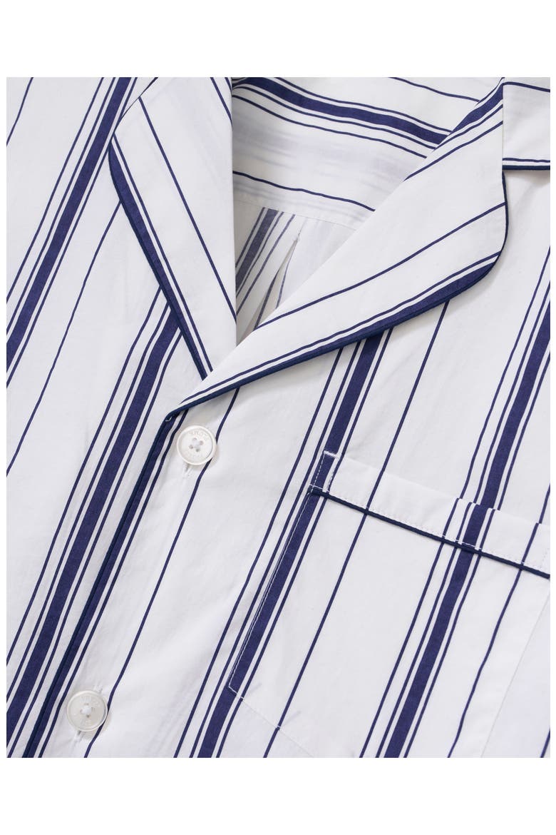 Poplin Pajamas, Alternate, color, NAVY