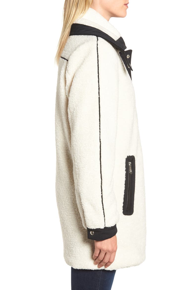 Berber Reversible Faux Shearling Coat, Alternate, color, IVORY