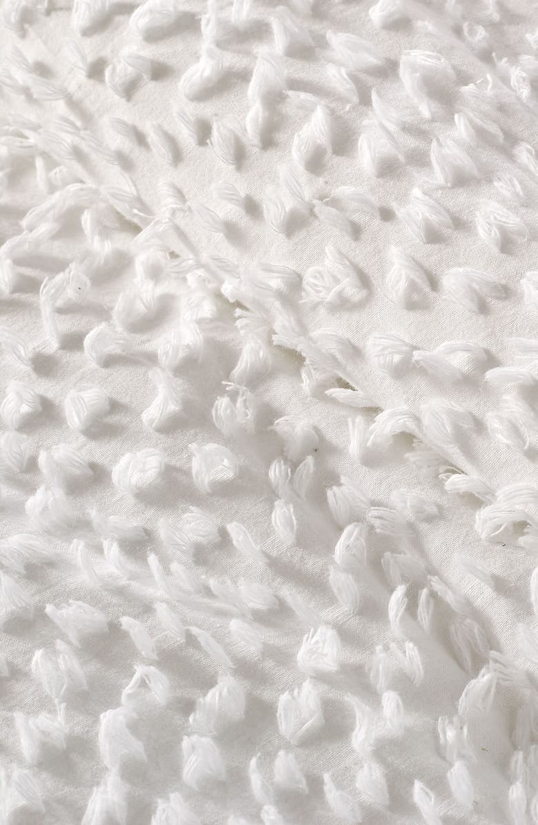 Peri Home Dot Fringe Duvet Cover, Alternate, color,