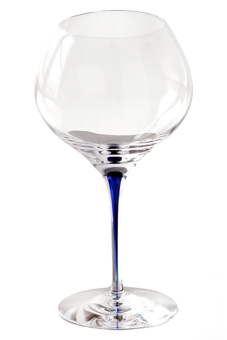 'Intermezzo' Bouquet Glass, Alternate, color, CLEAR/ BLUE